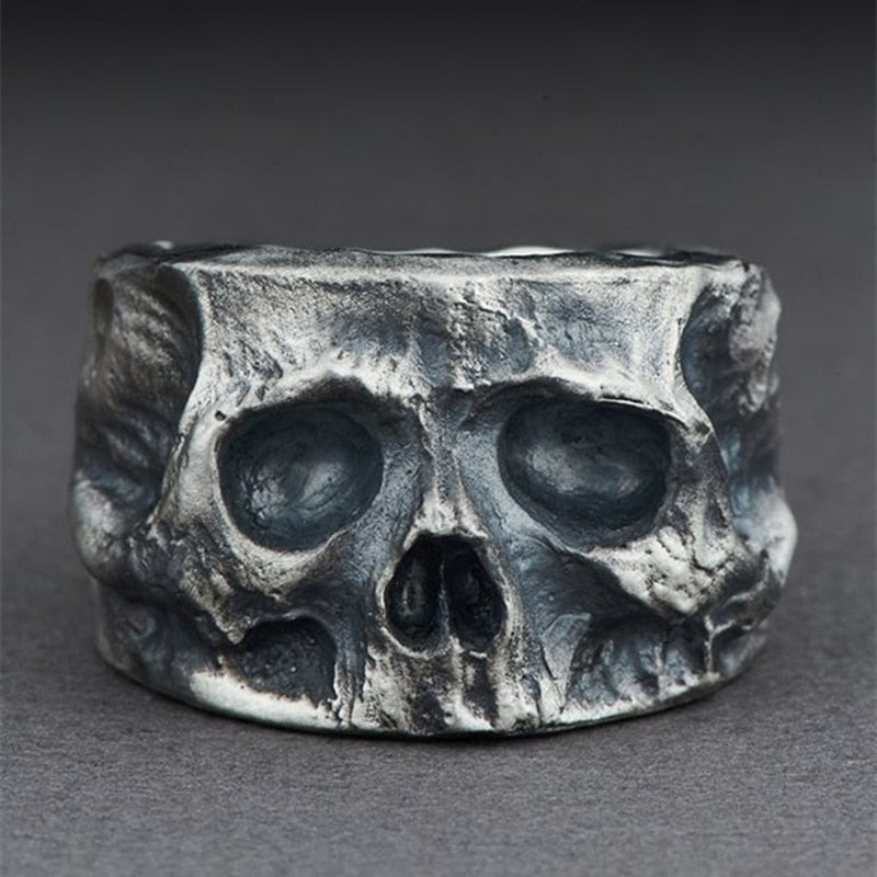 SCALPED RING - STAINLESS STEEL