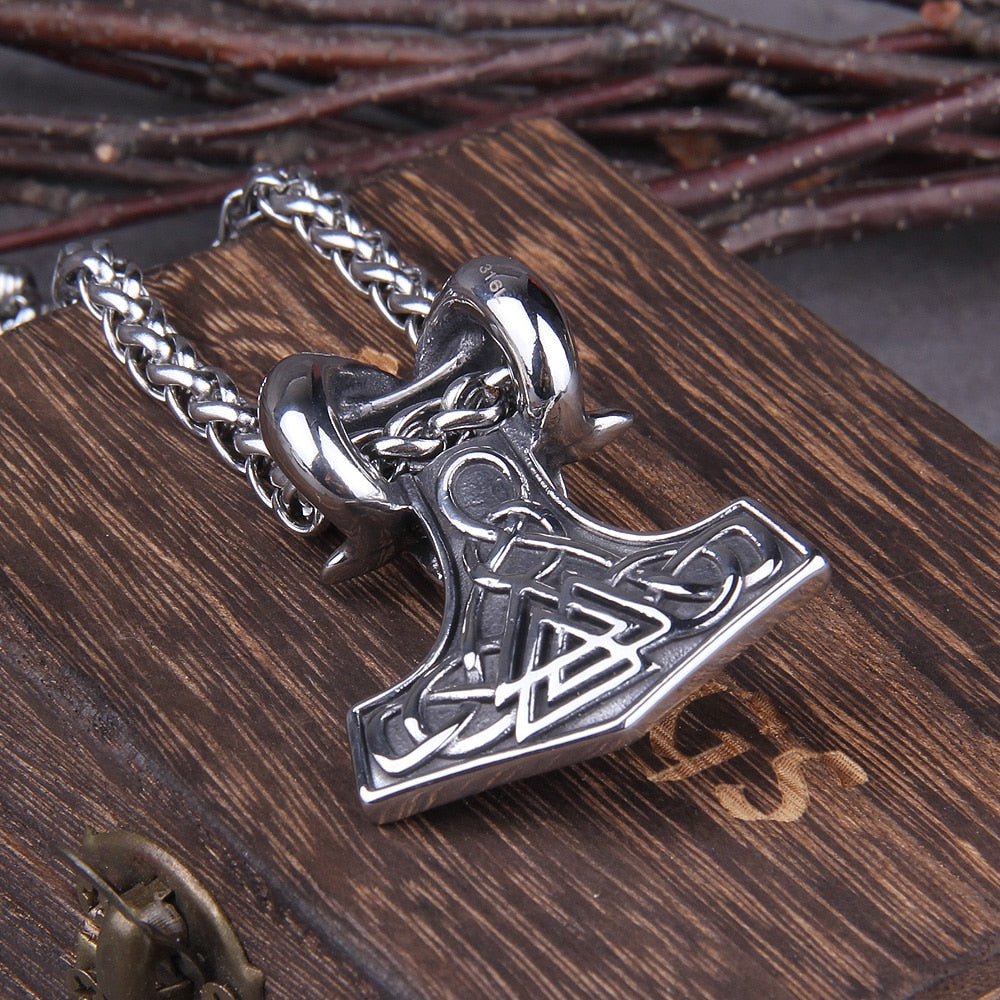 THE PENDANT OF THE SLAIN- STAINLESS STEEL - Forged in Valhalla