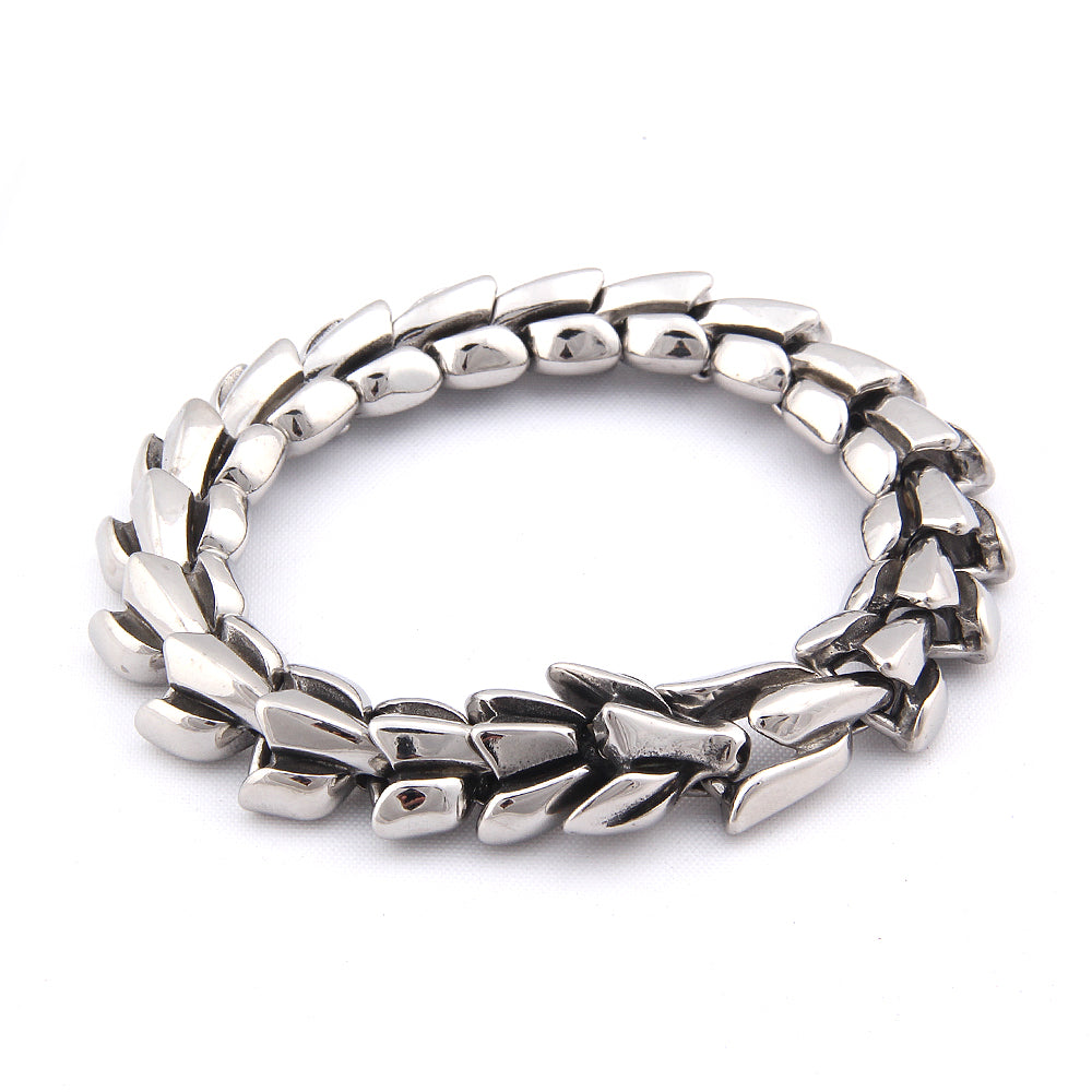 CHAOS SERPENT BRACELET - STERLING SILVER