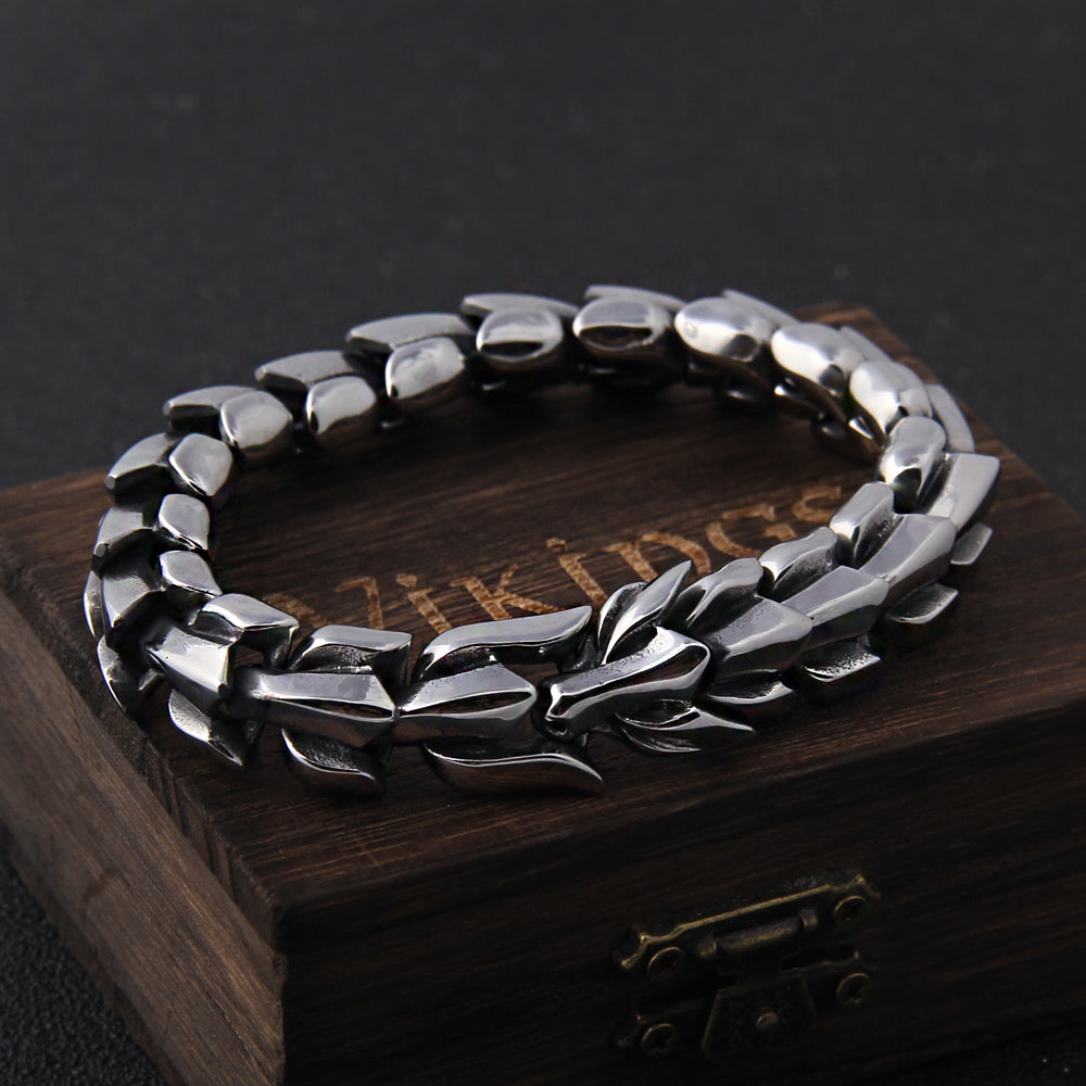 CHAOS SERPENT BRACELET - STERLING SILVER