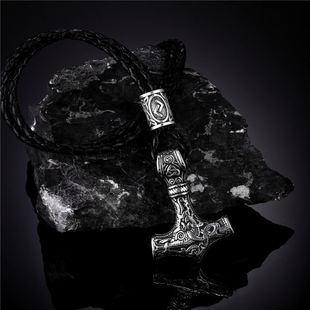 THORS HAMMER -RUNIC MJOLNIR - STAINLESS STEEL - Forged in Valhalla