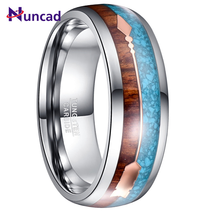 FIRE AND ICE RING- TUNGSTEN