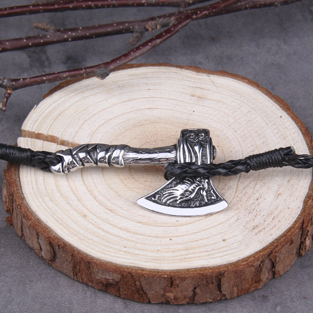 MULTIPLE VIKING STYLED BERZERKER AXE BRACELETS- STAINLESS STEEL - Forged in Valhalla