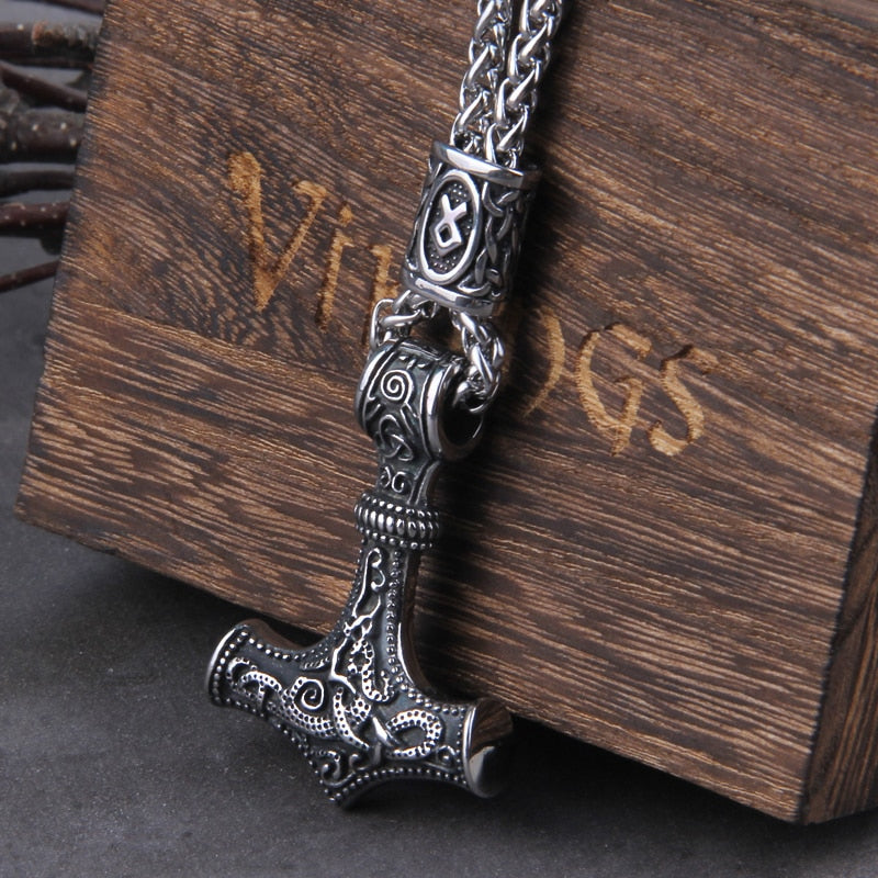 ROYAL RUNIC HAMMER- STAINLESS STEEL