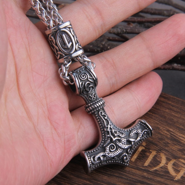 ROYAL RUNIC HAMMER- STAINLESS STEEL