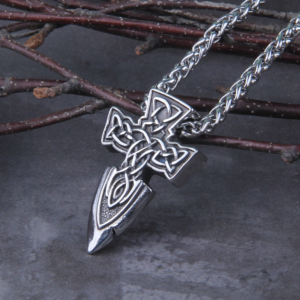 FREYR MAGIC SWORD PENDANT- STAINLESS STEEL - Forged in Valhalla