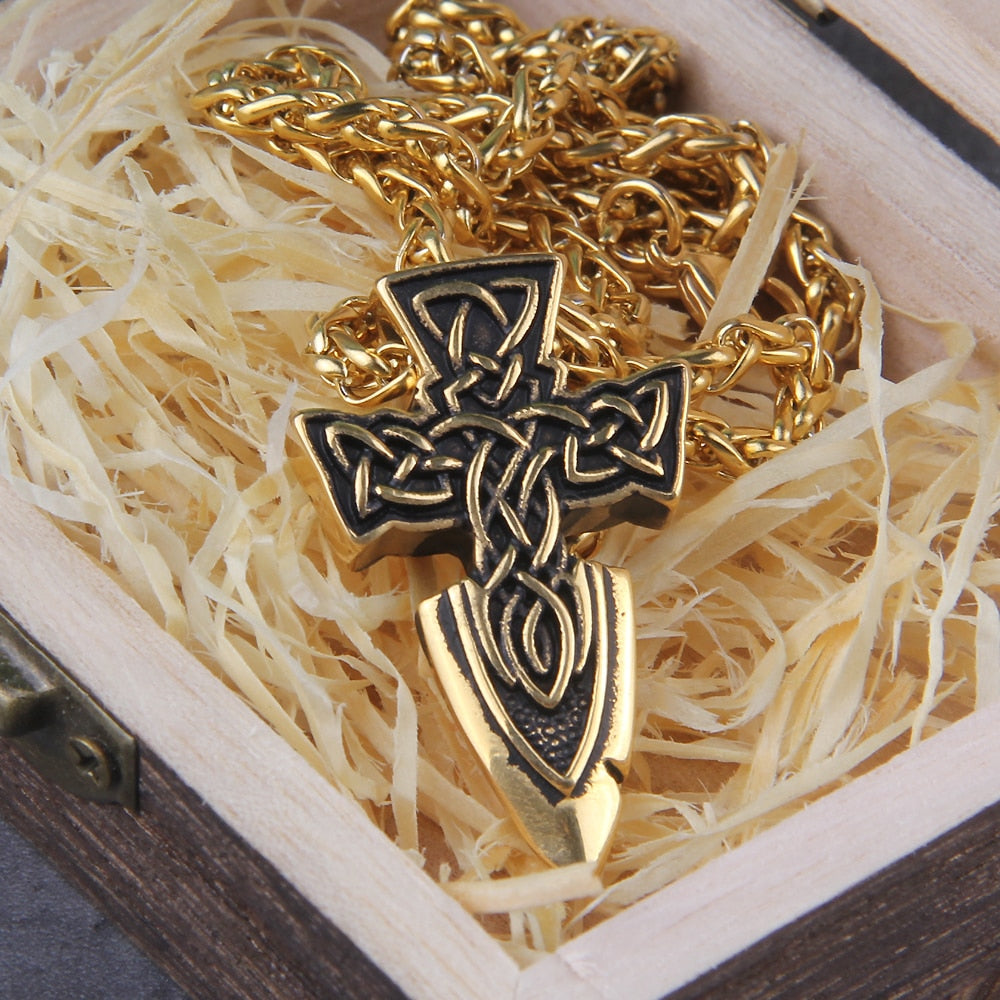 FREYR MAGIC SWORD PENDANT- STAINLESS STEEL - Forged in Valhalla