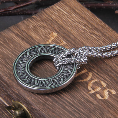 RUNIC CIRCLE OF PROTECTION AND VICTORY- STAINLESS STEEL - Forged in Valhalla