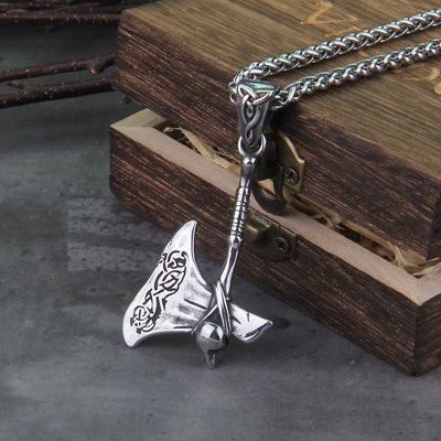 CELTIC AXE CHAIN- STAINLESS STEEL