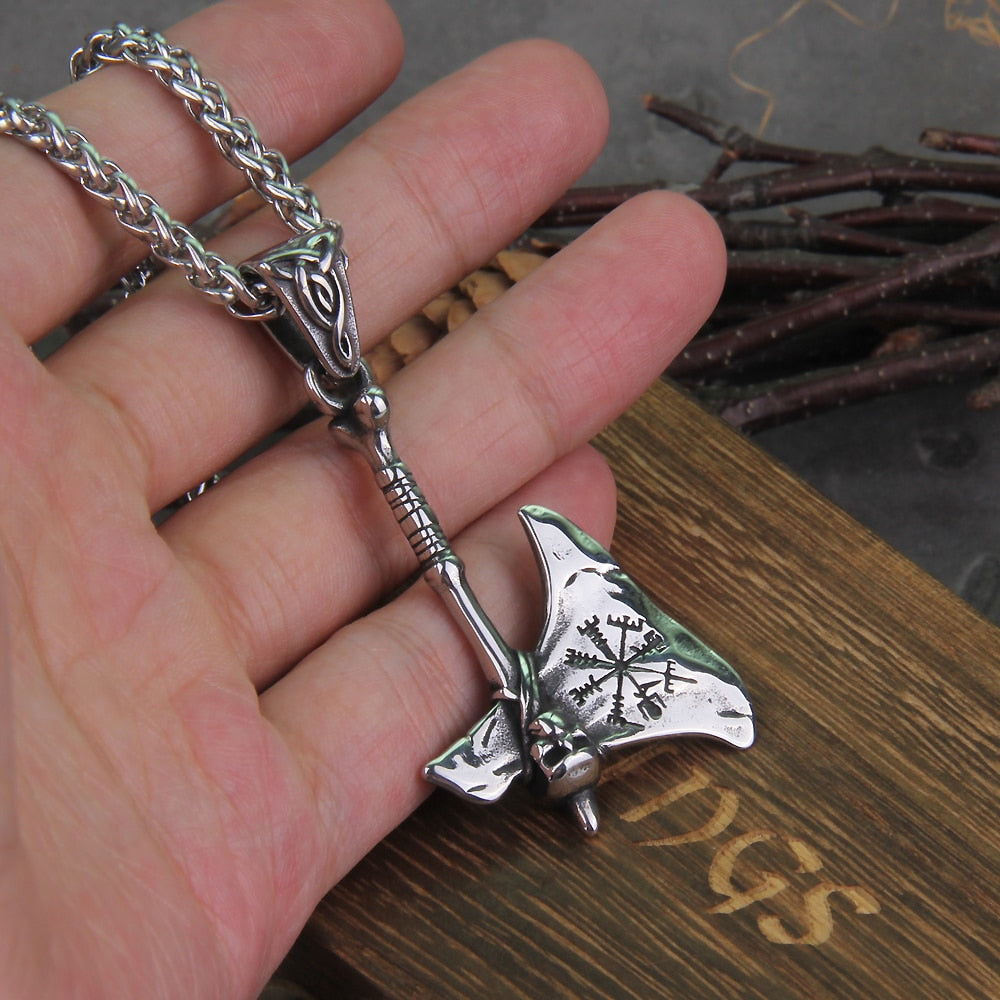 CELTIC AXE CHAIN- STAINLESS STEEL