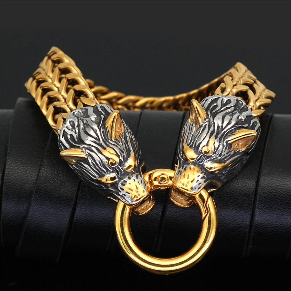 EXQUISITE WOLVES BRACELET - STAINLESS STEEL VARIETY