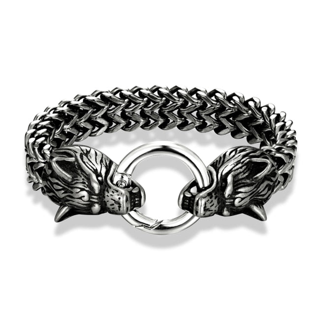 EXQUISITE WOLVES BRACELET - STAINLESS STEEL VARIETY