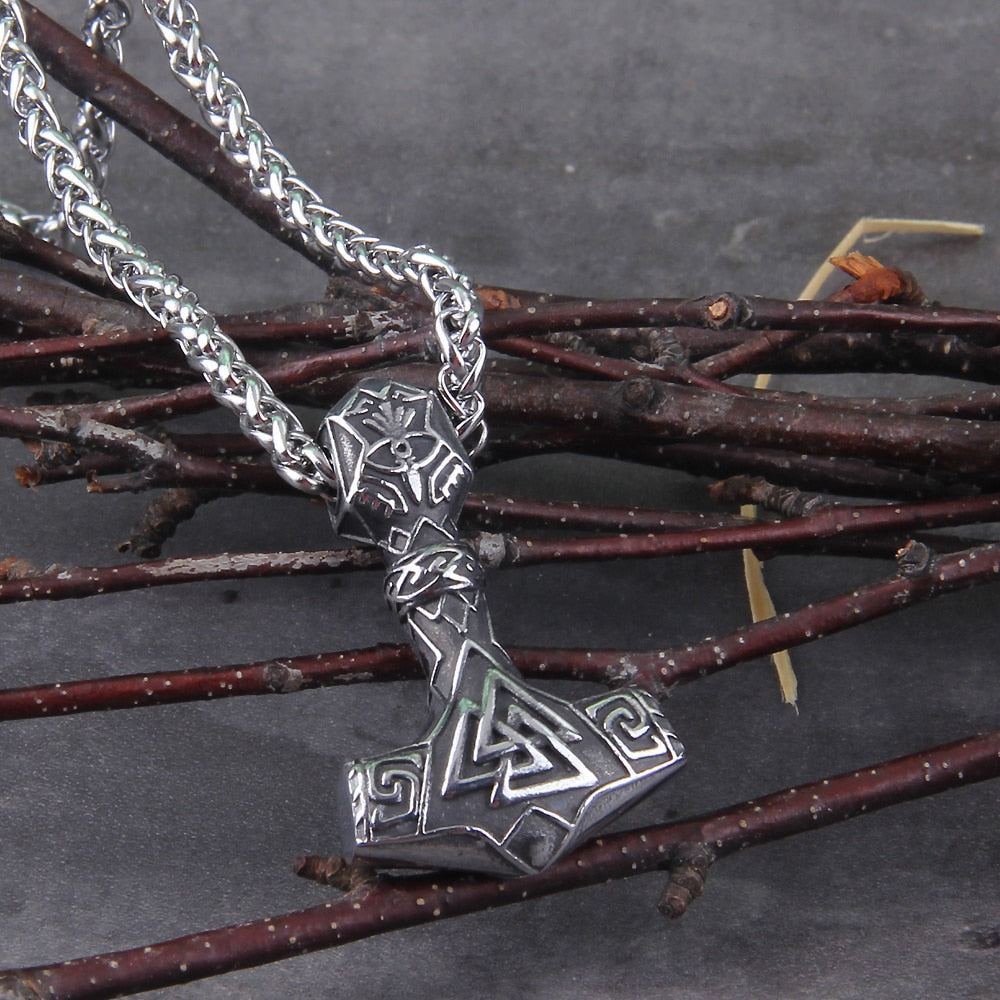 VARIETY / MJOLNIR MEDALLION - STAINLESS STEEL