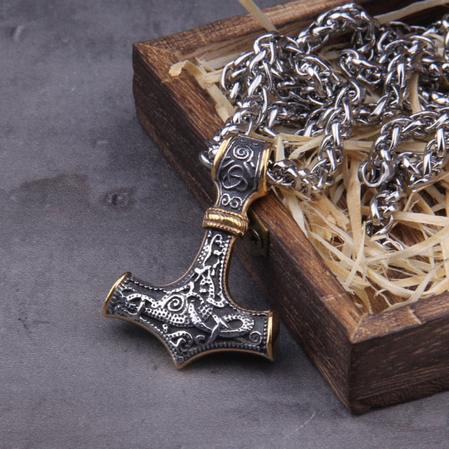 VARIETY / MJOLNIR MEDALLION - STAINLESS STEEL