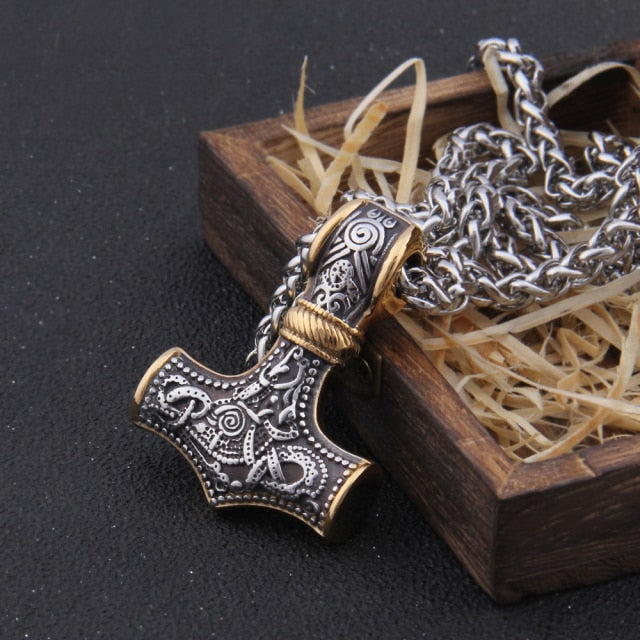 VARIETY / MJOLNIR MEDALLION - STAINLESS STEEL