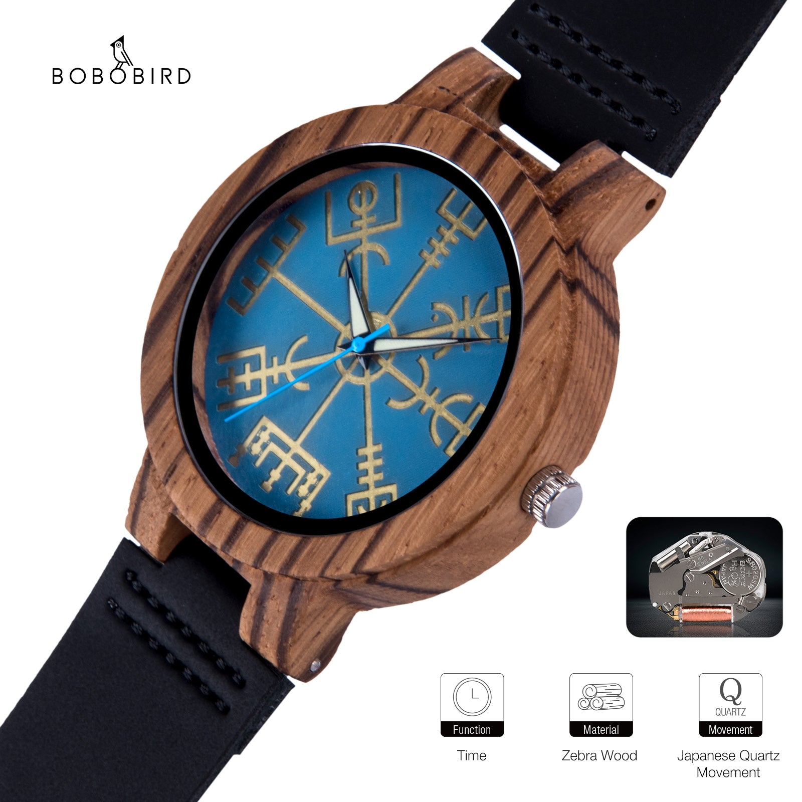 MUTIL-COLOR VALKNUT WATCH