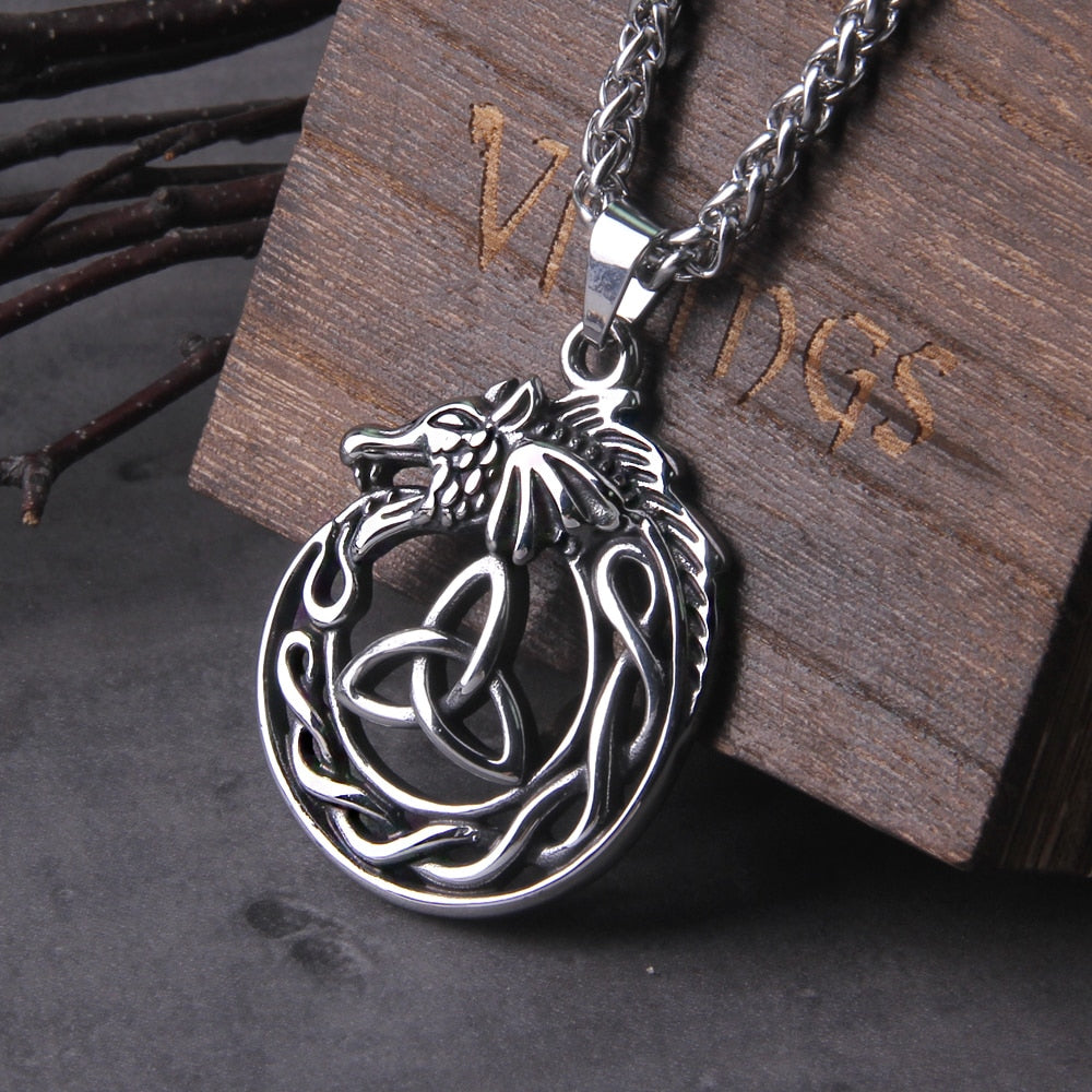 OUROBOROS KNOT - STAINLESS STEEL