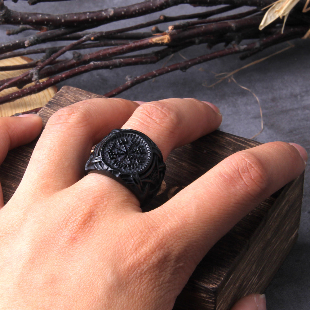 RING OF VEGVISIR - STAINLESS STEEL