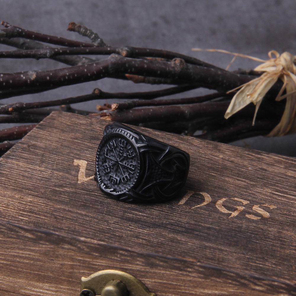 RING OF VEGVISIR - STAINLESS STEEL