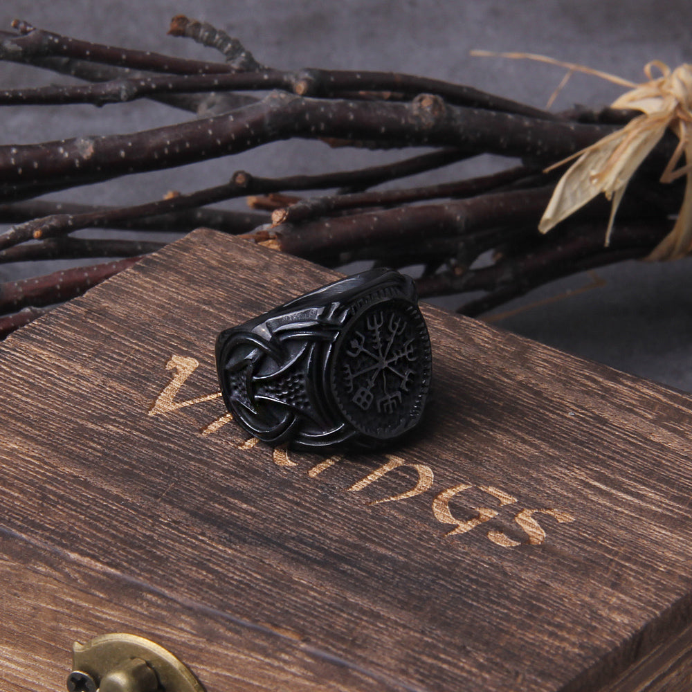 RING OF VEGVISIR - STAINLESS STEEL