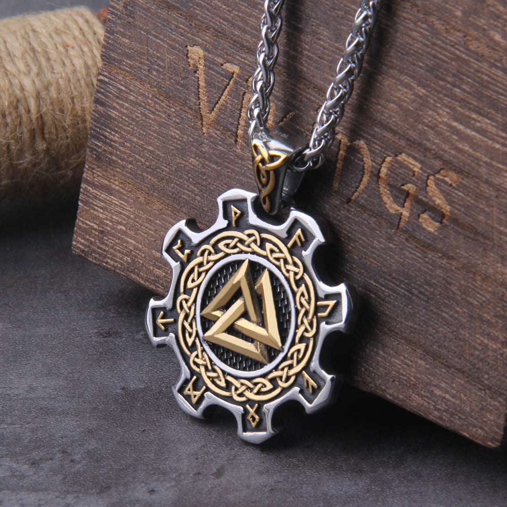 VALKNUT SIGNET - STAINLESS STEEL