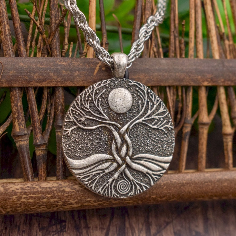 TREE OF LIFE VARIANTS  PENDANT- MOON RITUAL - Forged in Valhalla