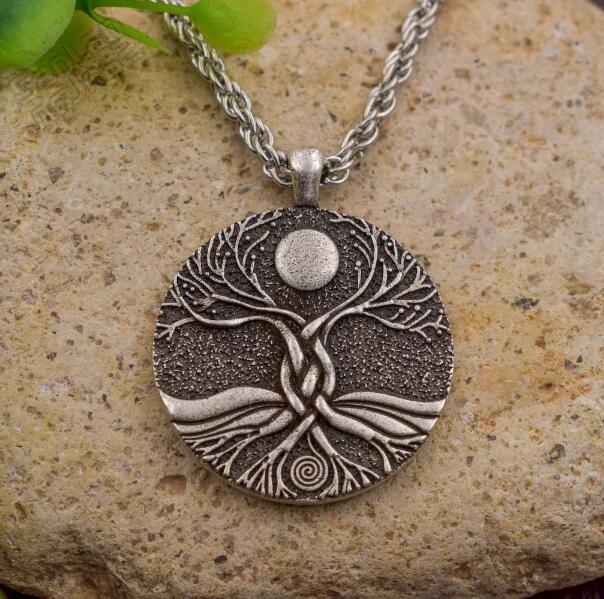 TREE OF LIFE VARIANTS  PENDANT- MOON RITUAL - Forged in Valhalla